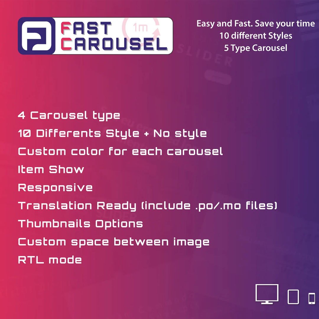Fast Carousel for Elementor - WordPress Plugin
