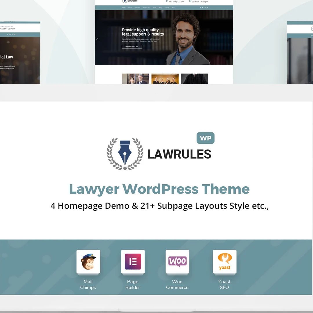 Lawrules | Lawyer WordPress Theme