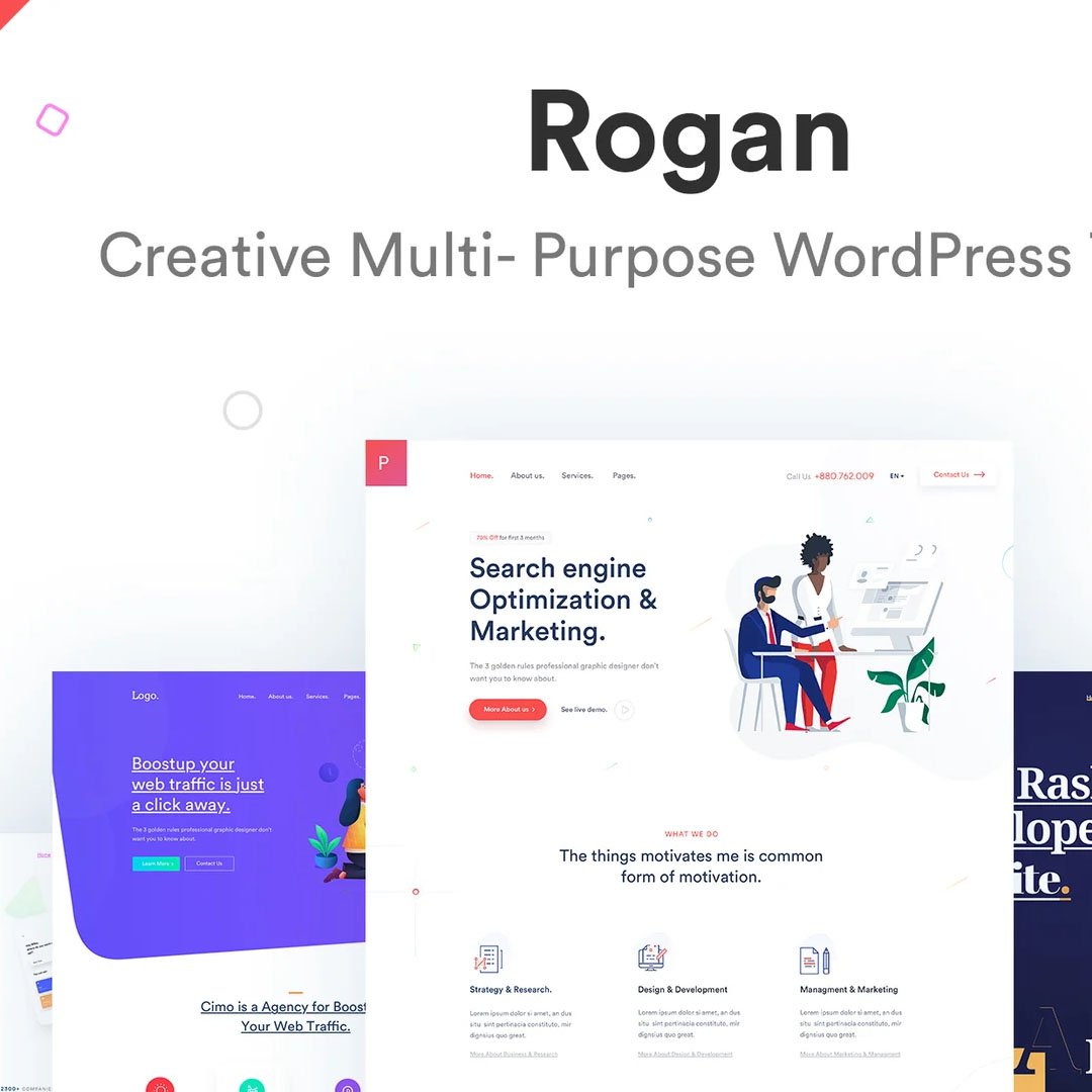 Rogan - Creative Multipurpose WordPress Theme